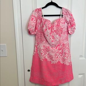 Lilly Pulitzer Floral Pink Dress